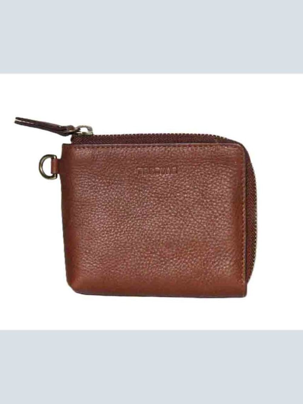 NWOT Tecovas Leather Credit Card Wallet Brown Zip Closure Men's